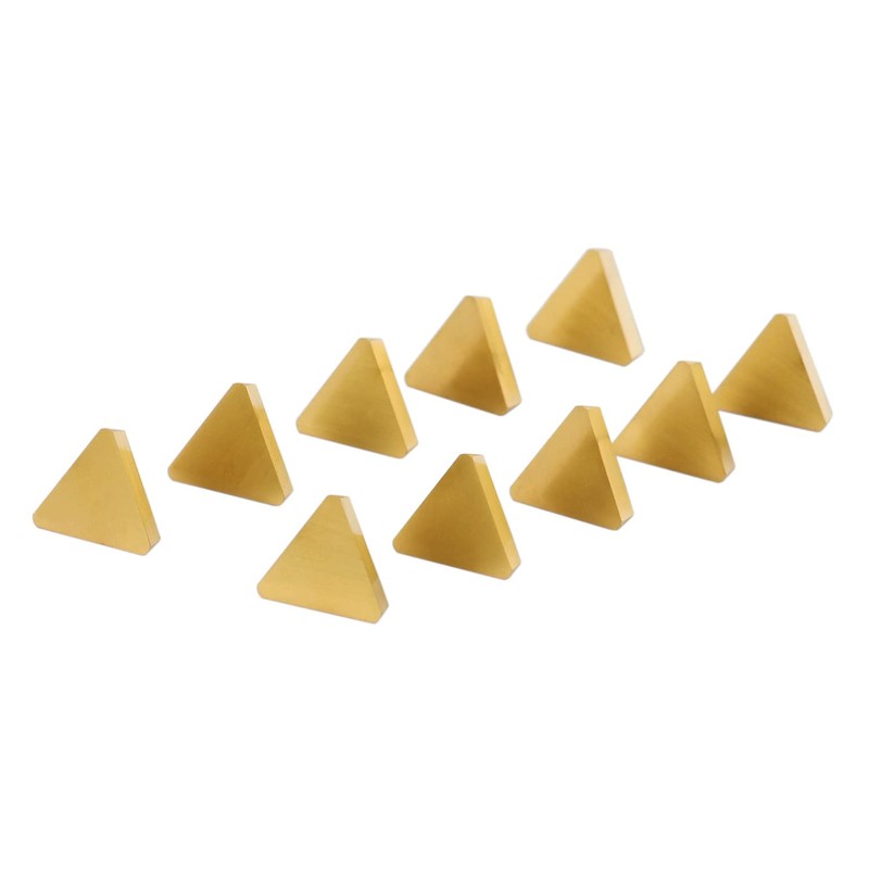 Accusize Industrial Tools Tpg221 Tin Coated Carbide Inserts, 10 Pcs/Box,