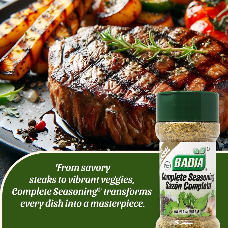 Badia Complete Seasoning 9 oz – All-Purpose Spice Blend of