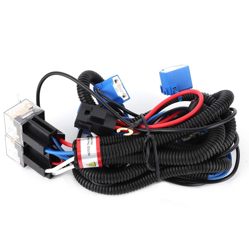 Headlight Relay Wiring, H4 Headlight Relay Wiring Harness 4 Lights