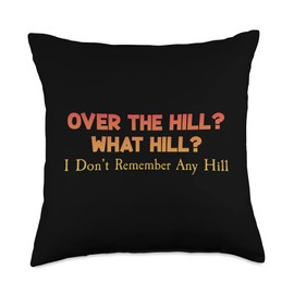 Gagster Hill I Don't Remember Old Joke Humor Throw Pillow, 18x18, Multicolor