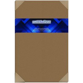 15 Brown Bag Colored Cardstock Paper Sheets - 12 X 18 Inches Large|Poster Size – 80 lb/Pound Cover|Card Weight 216 GSM - Natural Kraft Fiber with Darker Specks - Slightly Rough Finish