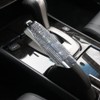 Dueries Car Handbrake Cover, Glitter Rhinestone Decoration, Universal Fit, White