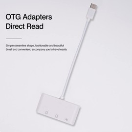[2 Pack] SD Card Reader for Android, Micro SD Card to USB Adapter, USB C SD Card Reader for Camera Memory Card Reader, Wansurs SD Card Reader for PC Phone Pads