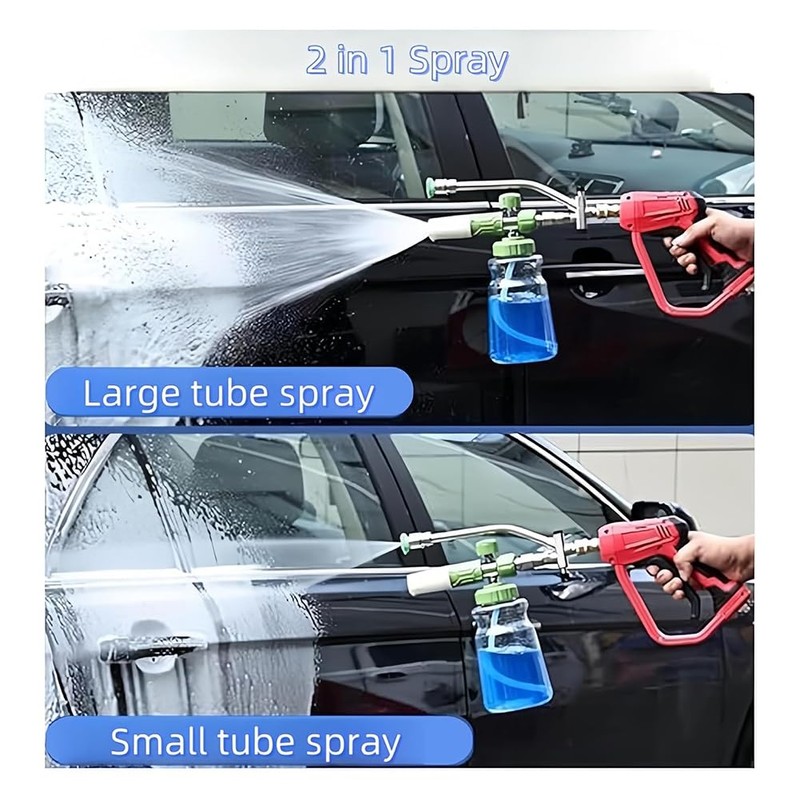 Foam-Cannon with 5 Pressure Washer Sprayer Nozzles, for Pressure Washer,1/4inch