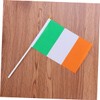 Totority 20pcs Mini Ireland Handheld Flags Lightweight Tear Resistant for