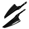 Gloss Black Front Fork Mount Wind Deflectors Windshield for 1995-2023