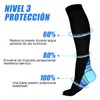 4 Pares de Calcetines de Compresión Mujer y Hombre, Medias