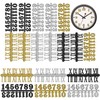 SHINEOFI 18pcs Clock Numerals Kit, DIY Digital Clock Numbers, Arabic