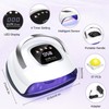 LKE 220W UV LED Nail Lamp, Professional Gel Dryer with