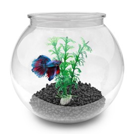 Newpol Mini Plastic Aquarium Fish Bowls (0.8Gallon / 3L)