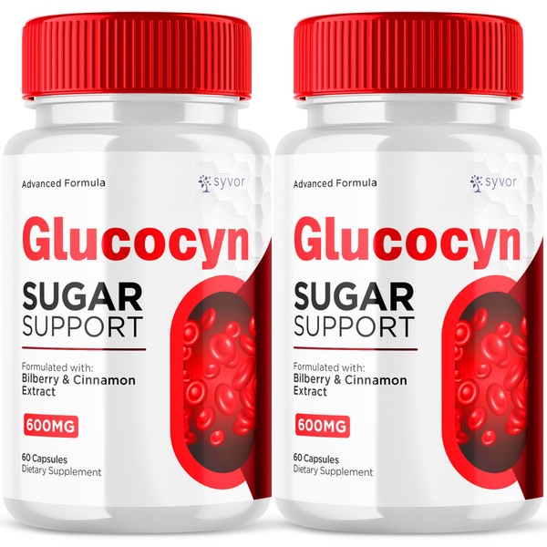 (2 Pack) Glucocyn Capsules - Glucocyn Glycogen Support Advanced Vitamin
