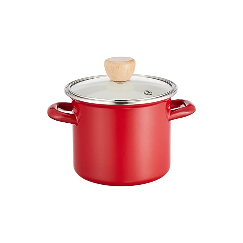 Pearl Metal HB-5068 Cook Pot, Enamelled, 4.7 inches (12 cm),