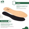 Marol Activated Carbon Insoles for Sweaty Feet Perforated Real Leather