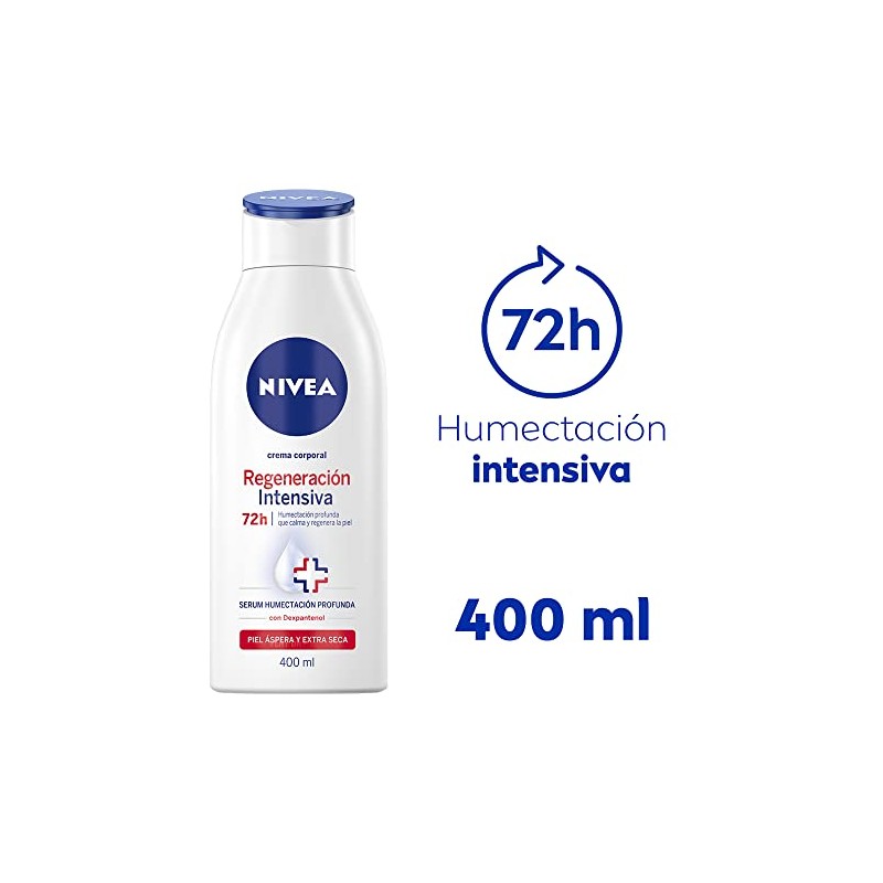 NIVEA Crema Corporal Humectante Regeneración Intensiva (400 ml) - 72
