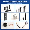 Yonligonju 17pc Diesel Engine Compression Tester Kit, Diesel Compression Tester