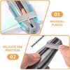 Gray 3 in 1 Eyebrow Pencil Sharpener, for Eyebrow Pencil
