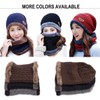 HIDARLING Warm Knitted Hat and Circle Scarf Skiing Hat with