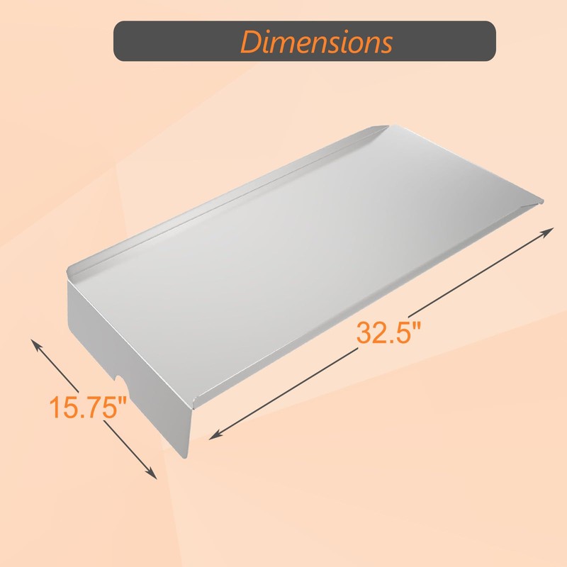 Drip Pan Heat Baffle and Aluminium Grease Drip Tray Liners