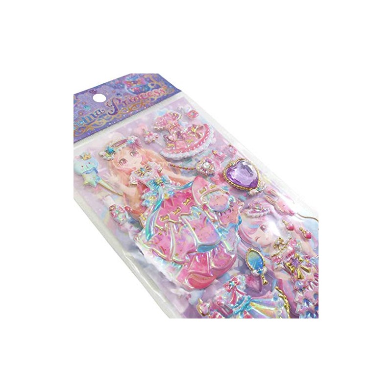 Kamiojapan Aroma Princess Dressing Up Stickers, Set of 2, Sticker