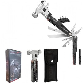 Multipurpose Outdoor Wrench, Hammer, Pliers. Multi-functional all-in-one, legal outdoor folding wrench, pliers, hammer suitable for car use. A versatile and all-purpose portable defense tool. Made of