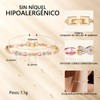 Richapex pulsera oro para las mujeres 18K chapado en oro