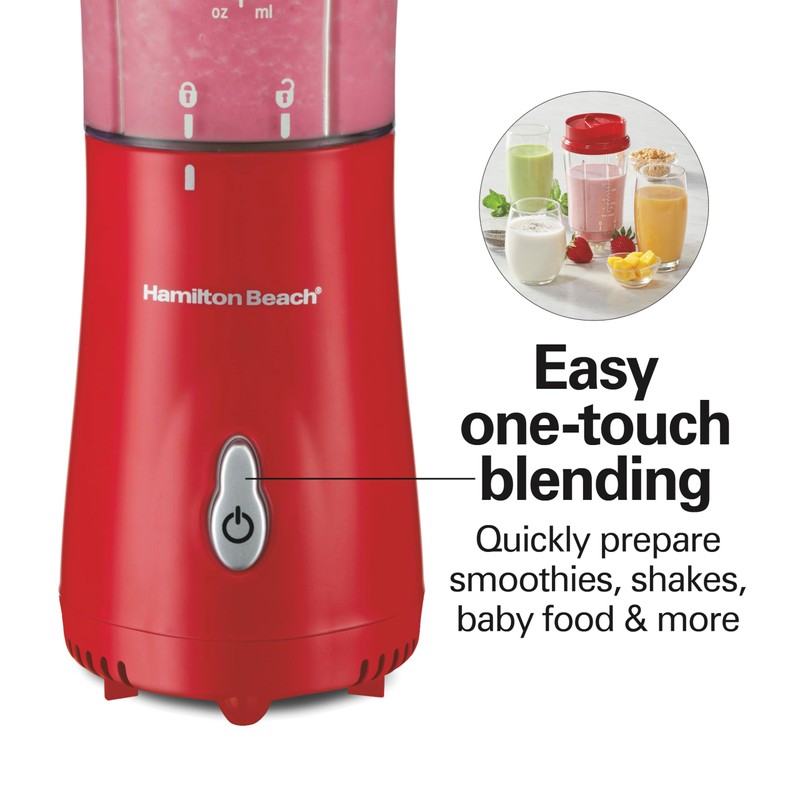 Hamilton Beach Portable Blender for Shakes and Smoothies, 14 Oz