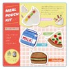 KIYOHARA HAPPY COTTONN Knitting Meal Pouch Kit, Fruit Sand, Includes