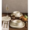 TheTerra Ceramic Dinnerware Sets for 6, 18 Pieces Handmade Reactive