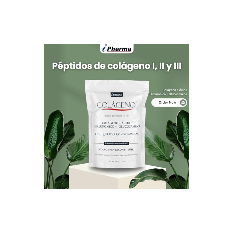 I PHARMA Péptidos bioactivos I,II y III de Colágeno Ácido