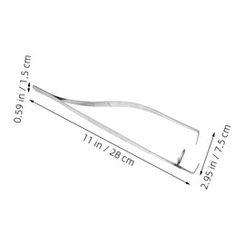 NUOBESTY Stainless Steel Glazing Plier Dipping Tong for Pottery Ceramic Clay Tool