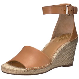 Vince Camuto Women's Footwear Leera Espadrille Wedge Sandal, Tan, 6.5 US