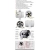 attwood Turbo 4000 in-Line Blowers, White 4"(1749-1) FO-2836