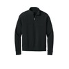 Mercer+Mettle Linear Texture 1/4-Zip MM3040, Deep Black, Large