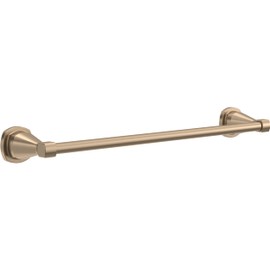 DELTA FAUCET 77618-CZ Stryke Wall Mounted 18 in. Towel Bar in Champagne Bronze