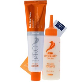 Sehwa 세화 프로샤프 헤어컬러크림 1,2제 각 120g [5M 적갈색] Sehwa ProSharp Hair Color Cream Set 1 and 2, Each 120g [5M Reddish Brown]