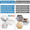 DICOFUN 10-Sheet Peel and Stick Backsplash Tile, Faux White Marble