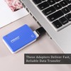 2PCS High-Speed Data Transfer USB C to USB Adapter: USB