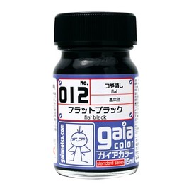 Gaianots Gaiacara - 15ml 012 Flat Black