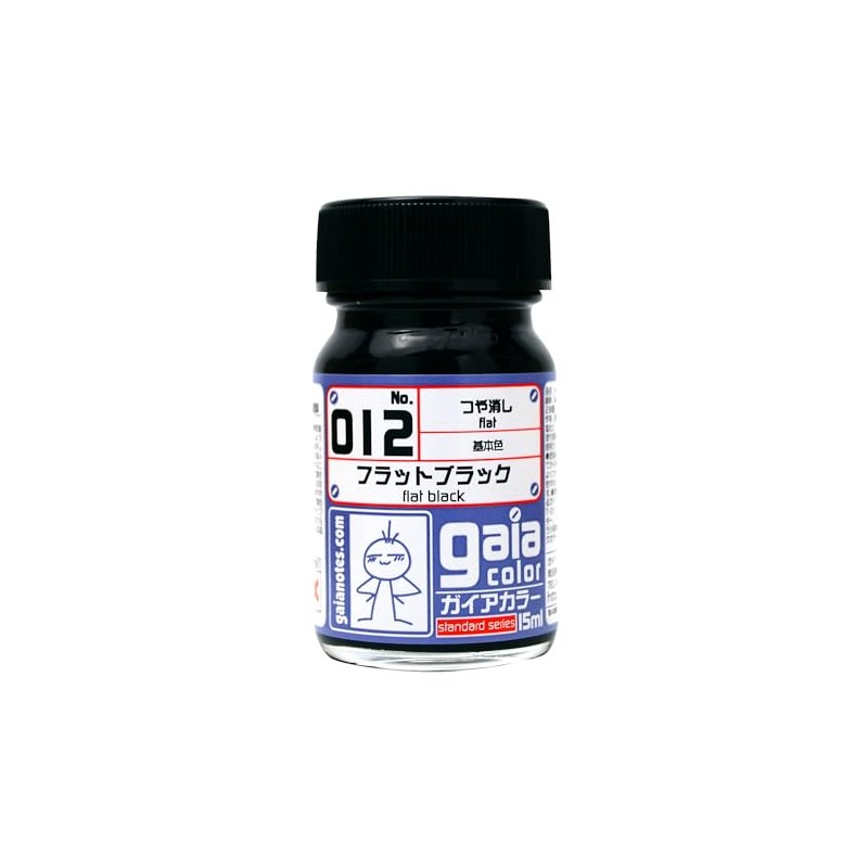 Gaianots Gaiacara - 15ml 012 Flat Black