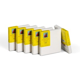 Strathmore 300 Series Traditional Stretched Canvas Pack, 6x6 inch, 6 Pack, Art Canvas for Students Professionals