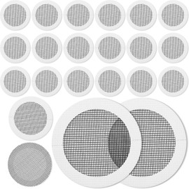 Tape Repair Patches, 3 Inches Mesh Patches Outdoor Tent Patch Kit Portable Screen Tape Mesh Repair Black Tent Mesh Repair Kit Round Screen Tent Repair Kit for Camping Hiking Supplies(20 Pcs)