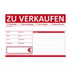 4WAY Verlag Car Sales Signs DIN A4 Printed on Both