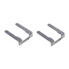 2 x Brackets Compatible with/Replacement Part for Kärcher 9.039-148.0 Pressure