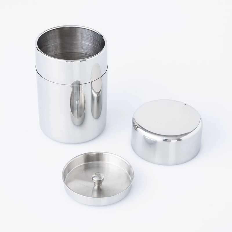 Aoyoshi CASUAL Product 019722 Stainless Steel Tea Canister, 5.3 oz
