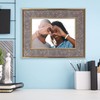 Mikasa Chevron Mirror Photo Frame, Displays One 5 x 10