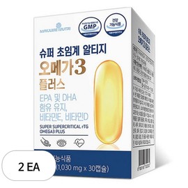 Mayjun Nutri Seungnam Lee Super Low Temperature Supercritical Altige Omega 3 Plus 30.9g, 30 tablets, 2 units / 메이준뉴트리 이승남 슈퍼 저온 초임계 알티지오메가3 플러스 30.9g, 30정, 2개