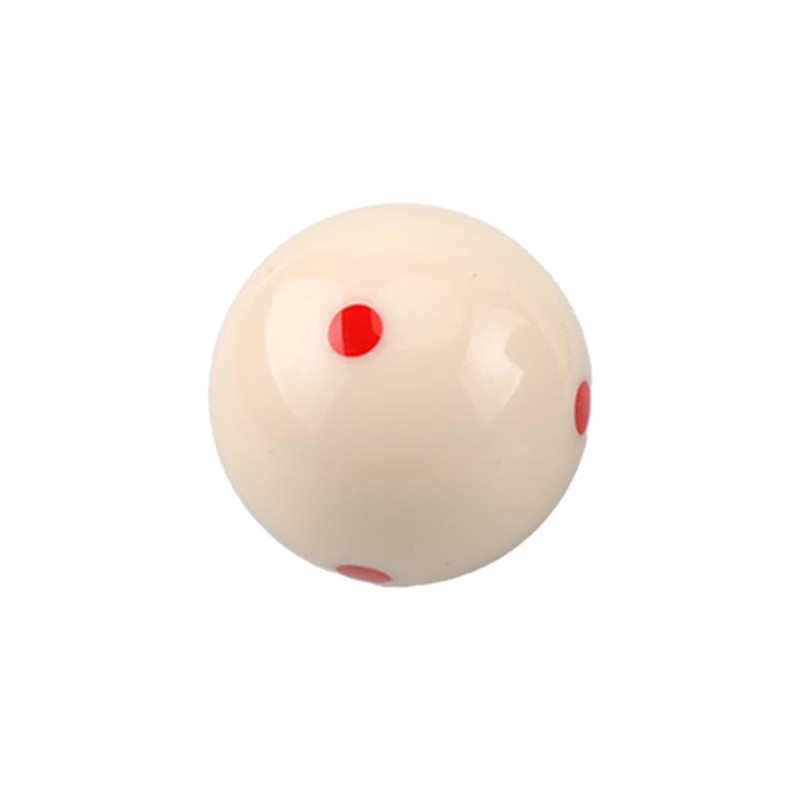 Sinsilvie 2-1/4" Replacement White Pool Ball,White Cue Ball,Blue 6 Dot