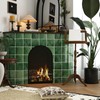 VaryStyle Green Peel and Stick Backsplash for Kitchen Bathroom Wall