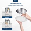 Amico Recessed Lighting 5/6 Inch, 24 Pack 5CCT Flat LED