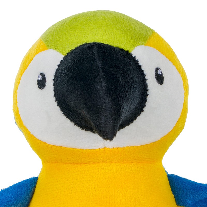 Petface Planet Percy the Parrot Eco Friendly Plush Dog Toy